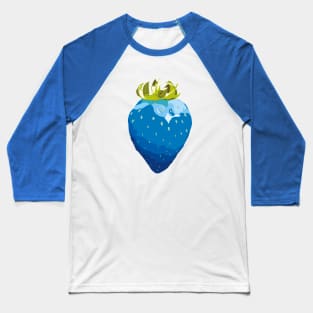 Blue Strawberry Baseball T-Shirt